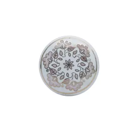 Pink Golden Floral Cabinet Knobs for Dresser